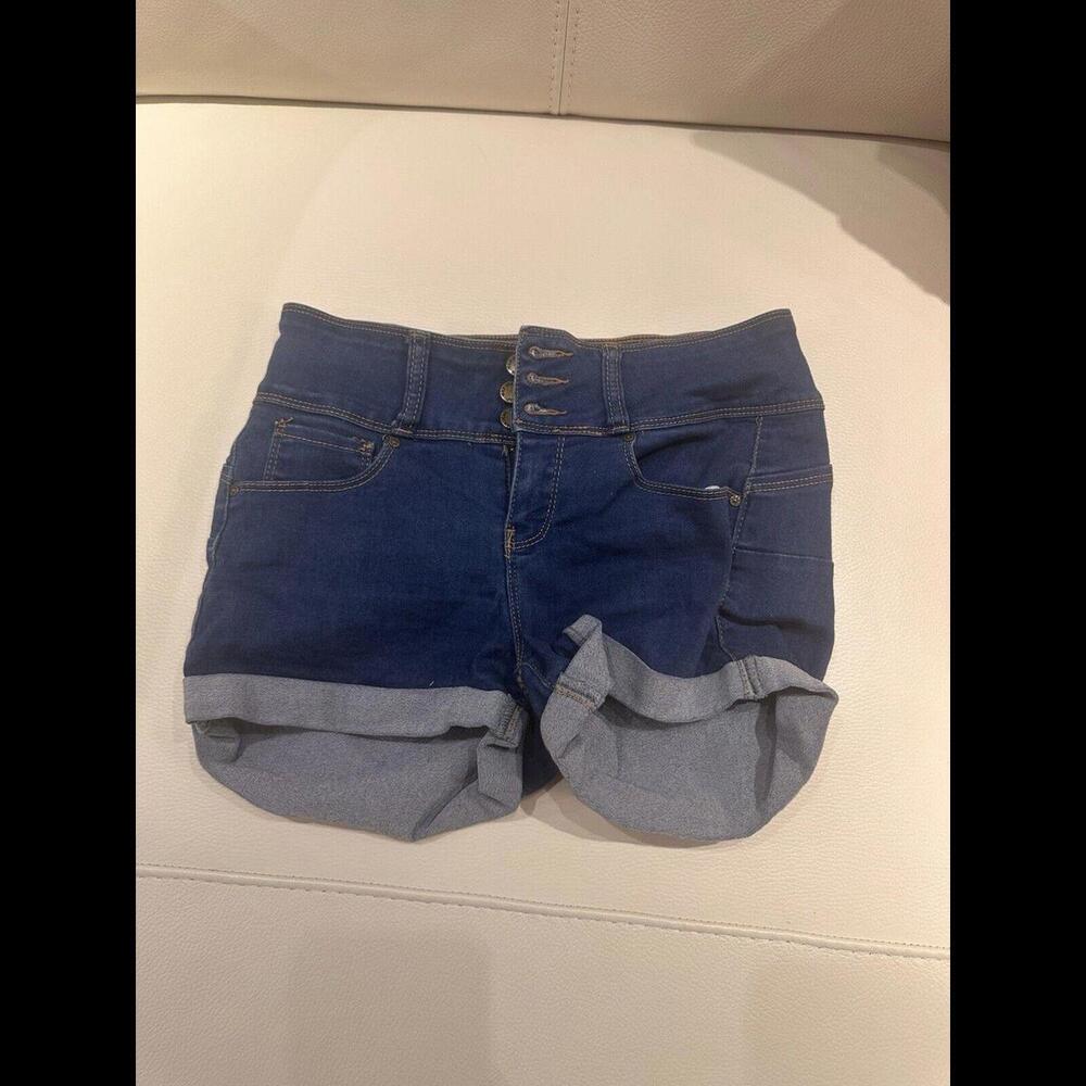 Womens butt i love you wax jeans High Waisted jean shorts size S